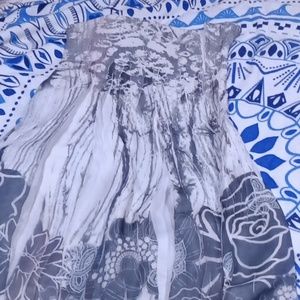 Lapis, one size, grey and white - Size Small